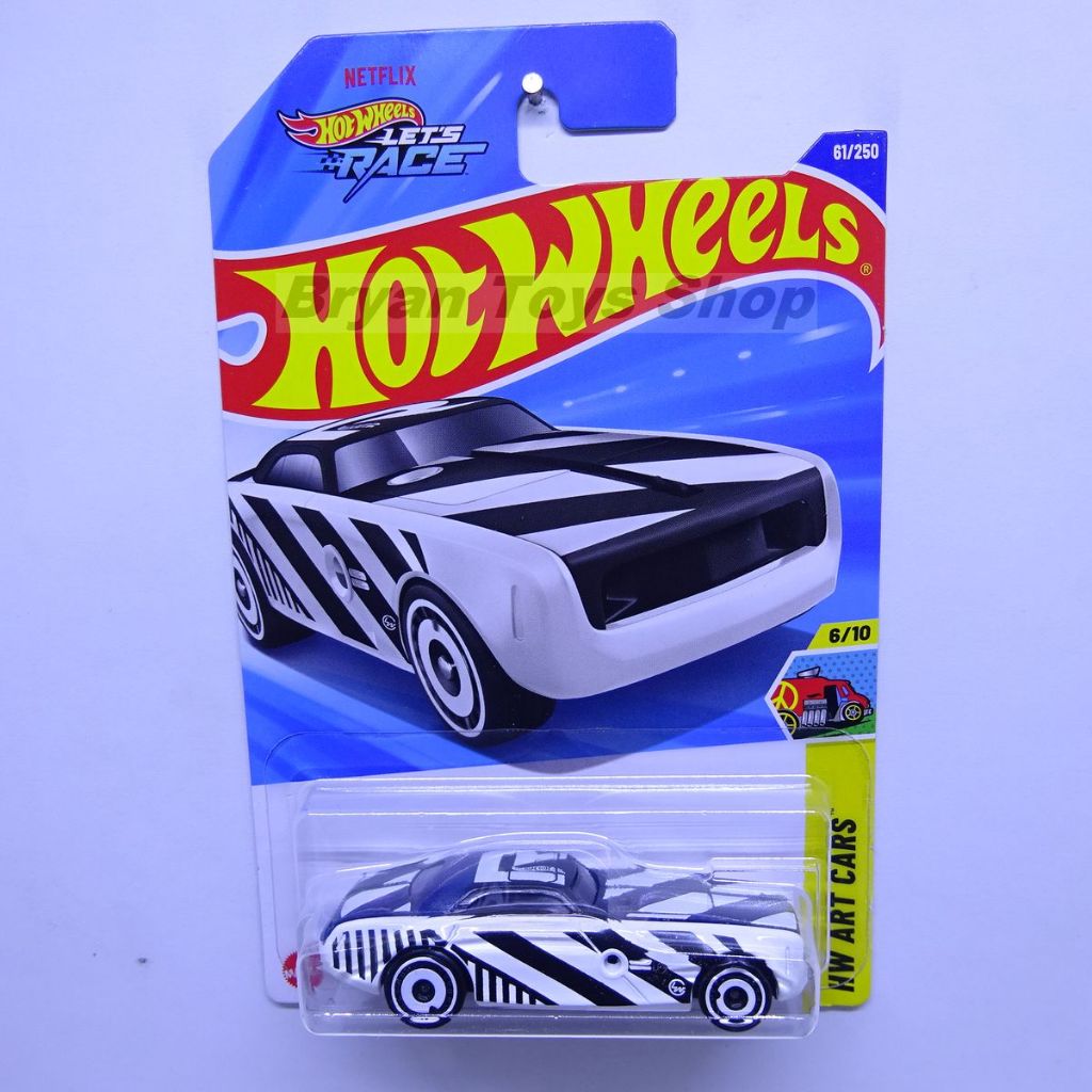 Hot Wheels Hi Roller II Putih - Mobil Balap