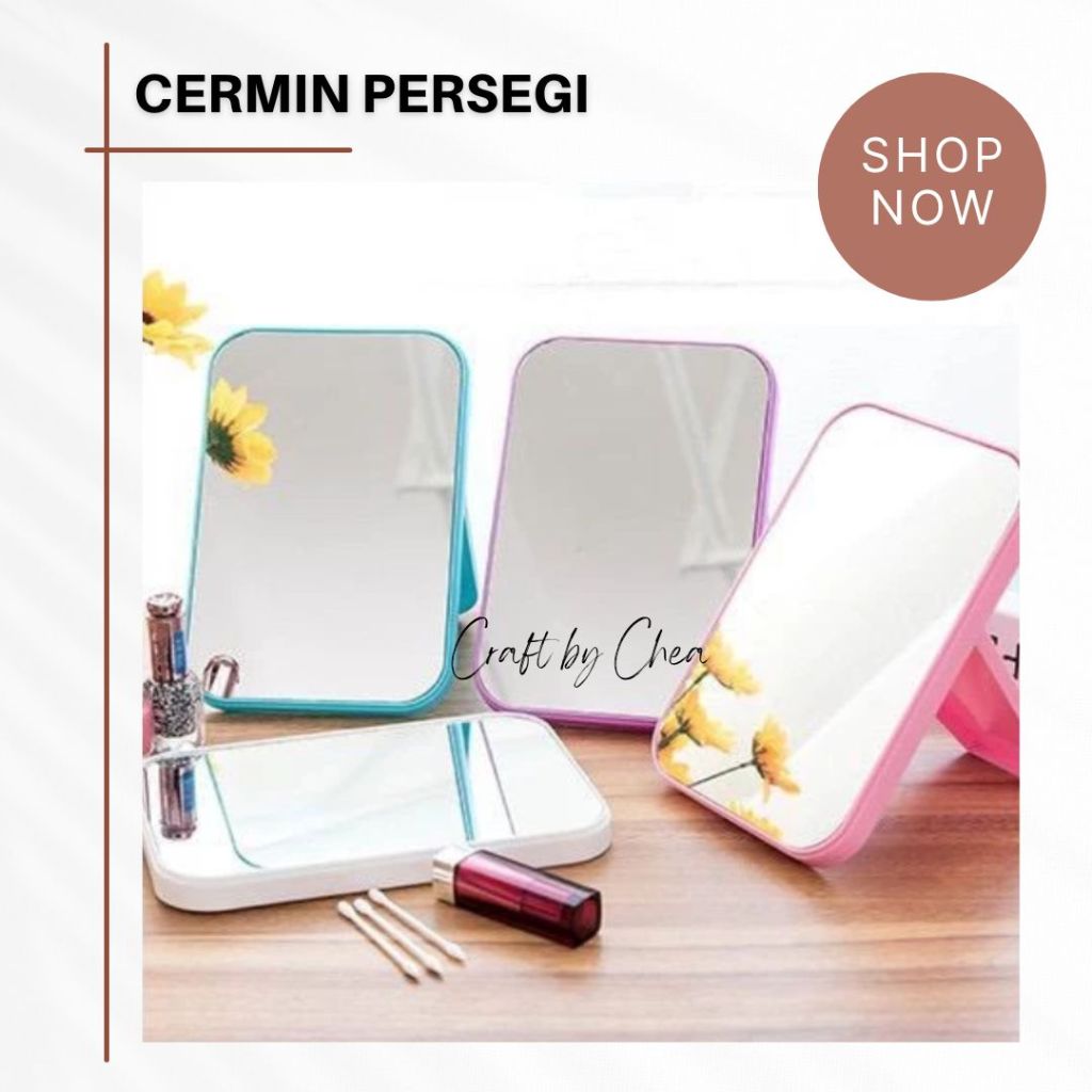 cermin kaca lipat / cermin kecil lipat /  cermin kecil murah / cermin kotak lipat / cermin lipat kec