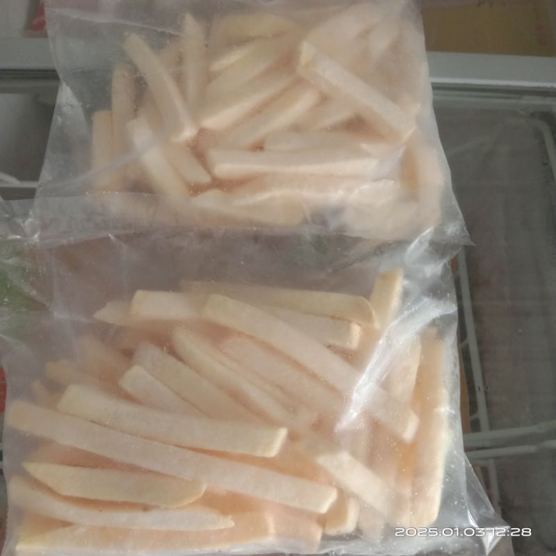 

kentang goreng beku repack 250 gram merk home