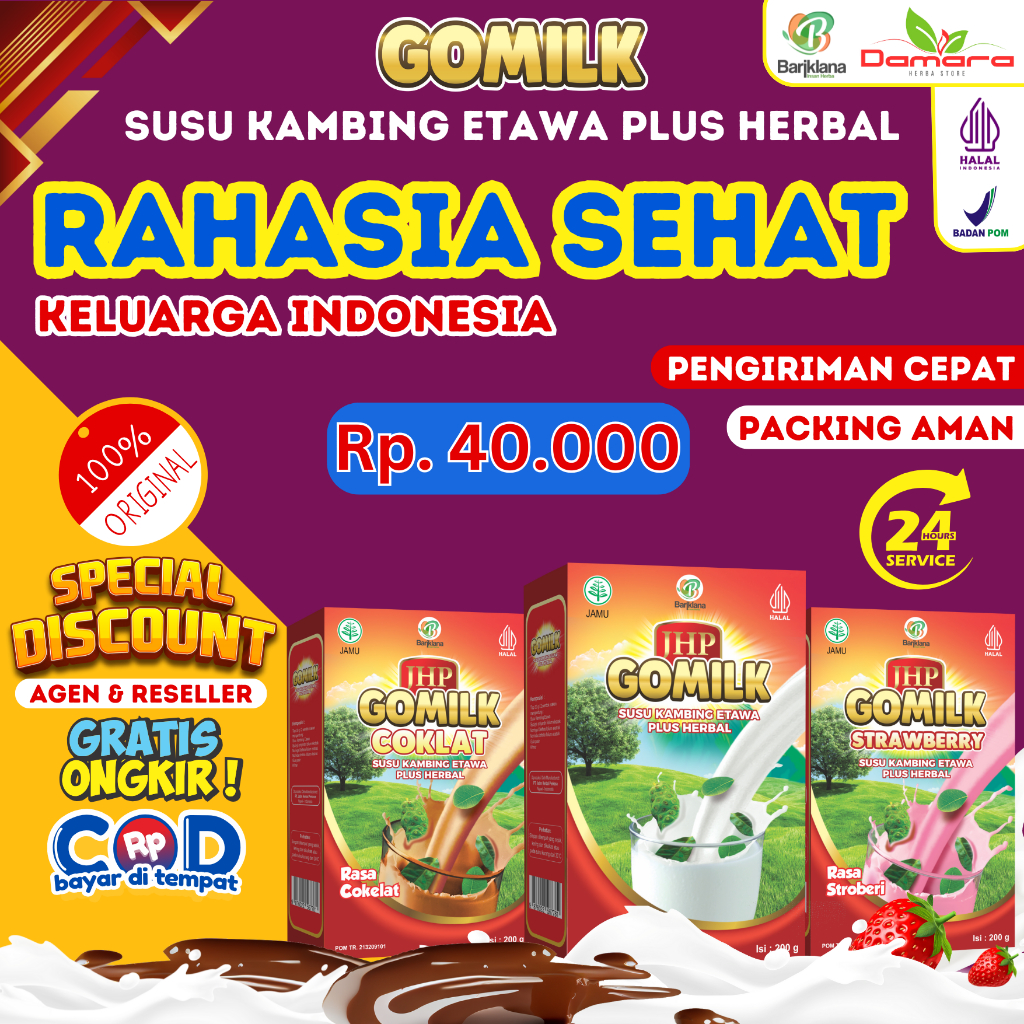 

[ MURAH ] || SUSU ETAWA GOMILK