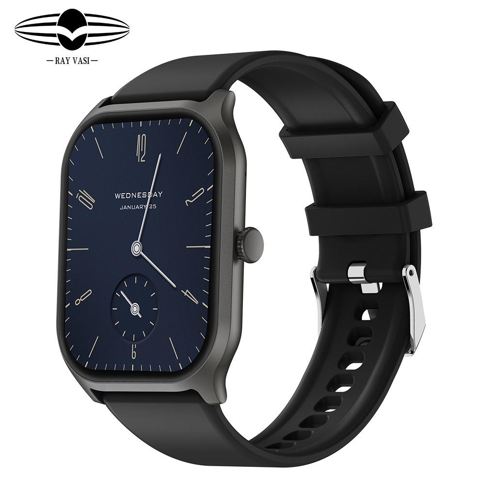 RAYVASI ZL77J SmartWatch Pria 2.01 Inch | Ultra-thin Case | Bluetooth Call | Message Notification | 