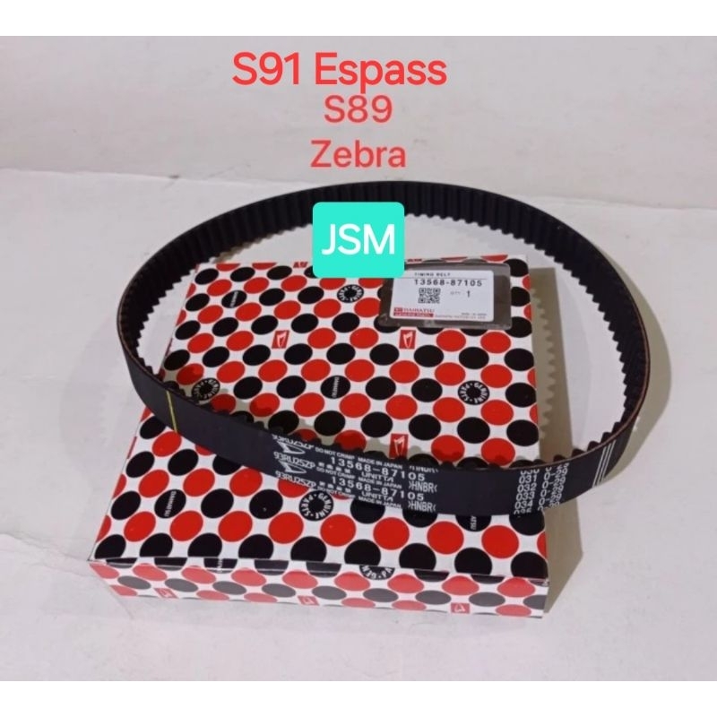 Timing Belt Timingbelt Tali Sabuk Teming Mesin Daihatsu Zebra S89 S 89 S91 S 91 Classy Espass 1.3 13