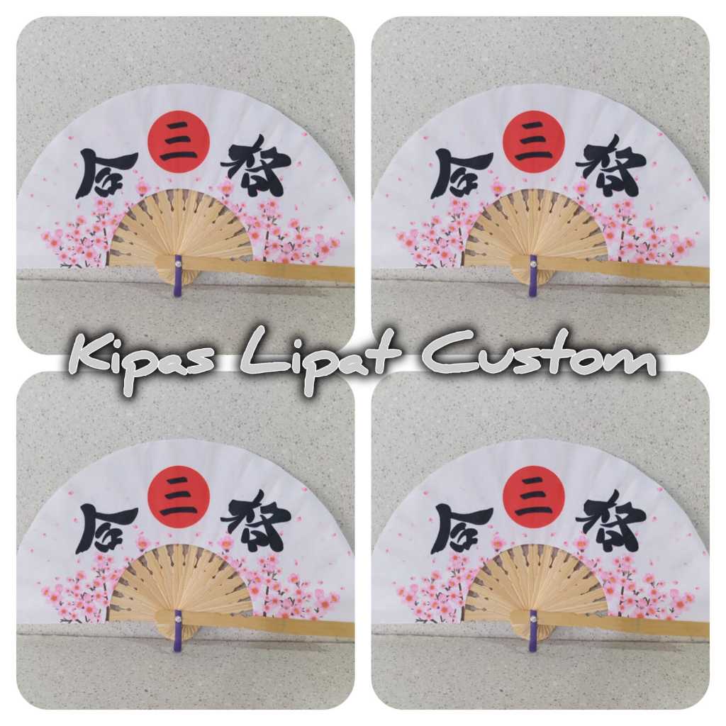 Souvenir Kipas Lipat/Kipas Lipat Custom/Cetak Kipas LIP