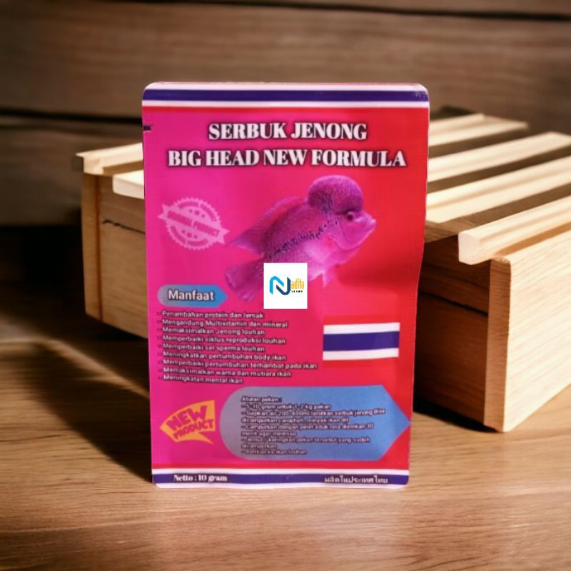 Serbuk jenong louhan original 100% / serbuk jenong untuk menaikkan jenong ikan louhan / louhan