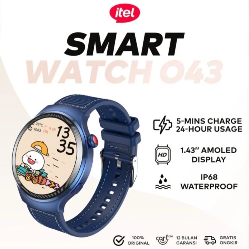 Itel ISW-043 Edge R1 Pro Smartwatch AMOLED 1.43" IP68