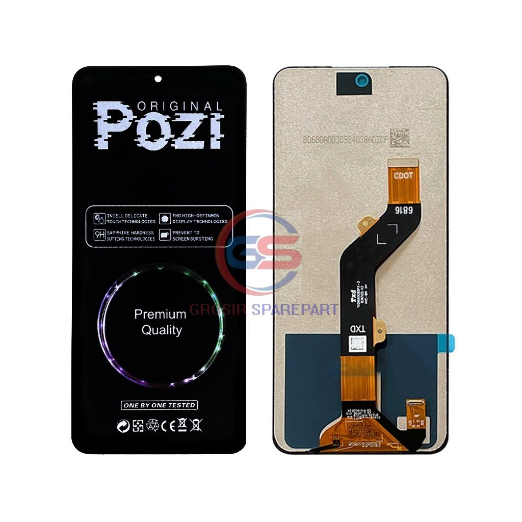 LCD INFINIX HOT 12 / HOT 12 PLAY / X6816 / X6817 / POVA 3 NEO / POVA 4 POZI FULLSET TOUCHSCREEN