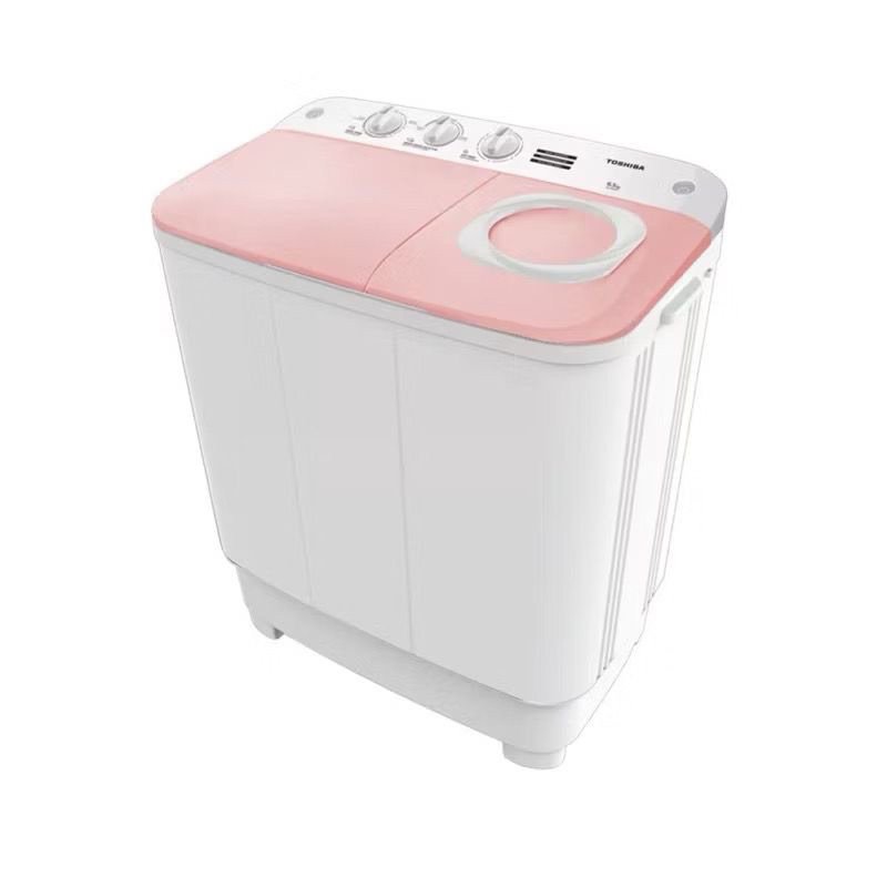 (ONLY INSTAN)  MESIN CUCI 2 TABUNG TOSHIBA 7KG & 8KG VH-H75MN WB/WR VH-H85MN / VHH 75MN / VHH 85MN W