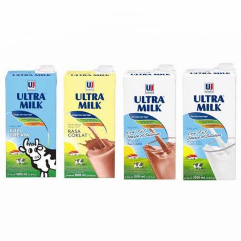 

Ultra Milk Full Cream Rasa Coklat 1ltr