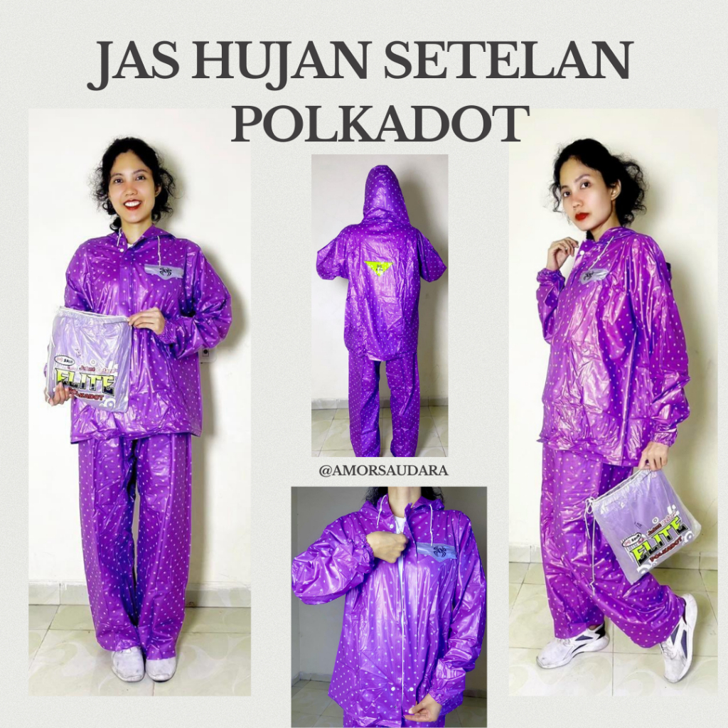 JAS HUJAN/ JAS HUJAN DEWASA/ JAS HUJAN POLKADOT/ JAS HUJAN LUCU/ JAS HUJAN AWET/ JAS HUJAN ELMONDO/ 