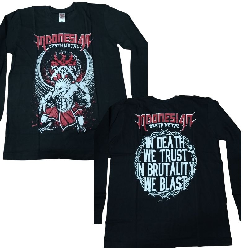 Kaos lengan panjang Iddm | TANPA JAHITAN SAMPING | PRAPATANREBEL