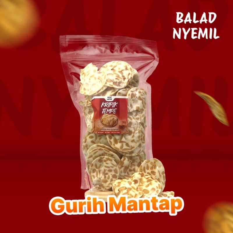 

KRIPIK TEMPE SAGU ORIGINAL GURIH RENYAH NIKMAT 125g