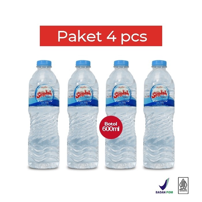 

Siiplah Air Mineral Botol 600ml - Paket 4 Botol