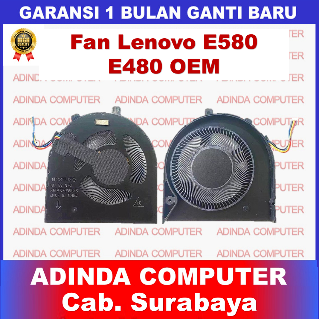 Fan Lenovo Thinkpad E580 E480 E580 E480 20KN 20KQ 20KS 20KT E580 E480 E485 E585 E490 E495 E495 E595 