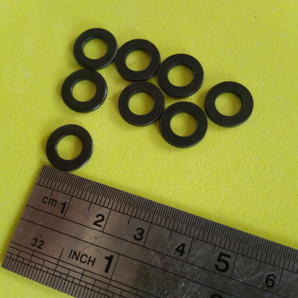 RING PLAT M6 BAHAN BAJA / RING BAUT KUNCI 10 / RING PLAT BAJA M6 / RING PLAT M6 BAJA / PLATE M6 HITA