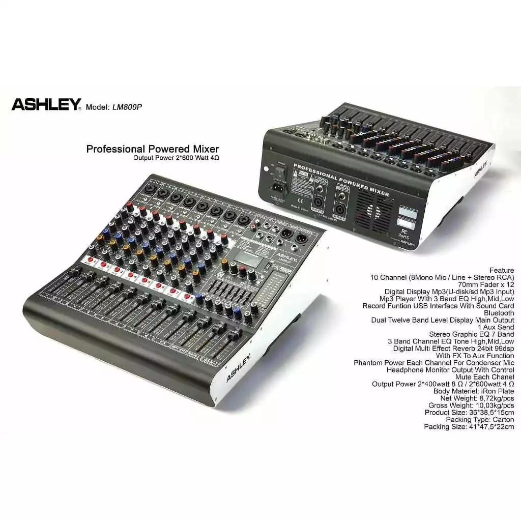 Mixer Power Ashley LM-800P