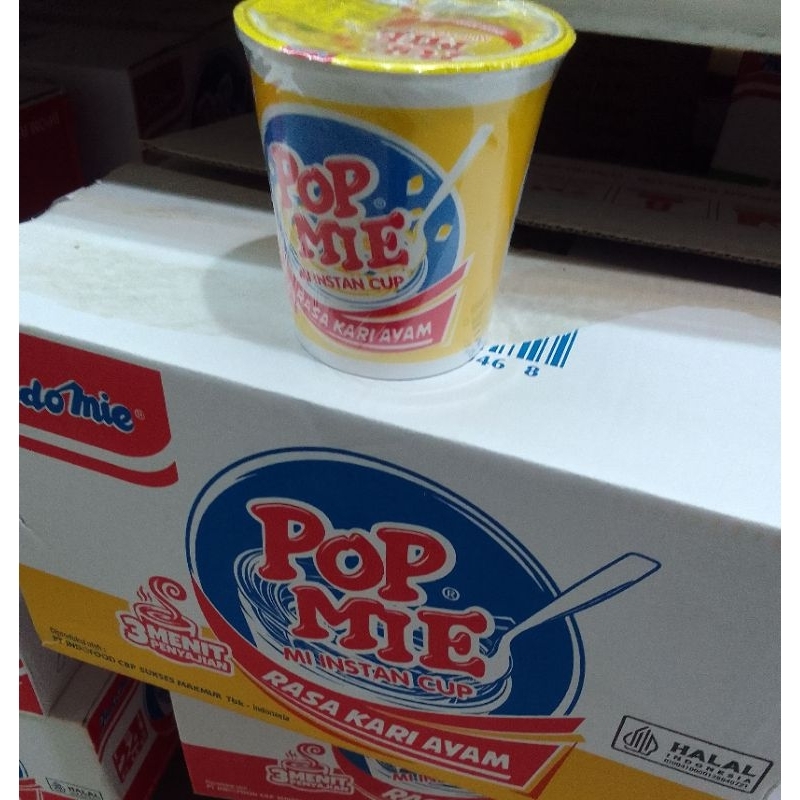 

pop mie rasa kari ayam isi 24/karton