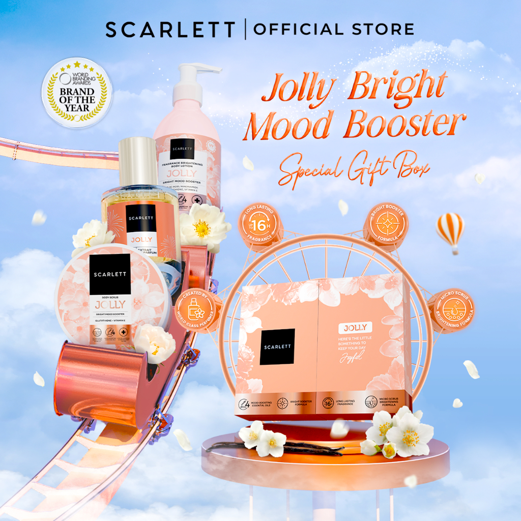 Scarlett Whitening Box Series Jolly 3 IN 1