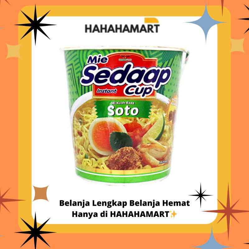 

Mie Sedap Cup Soto Dan Kari Spesial