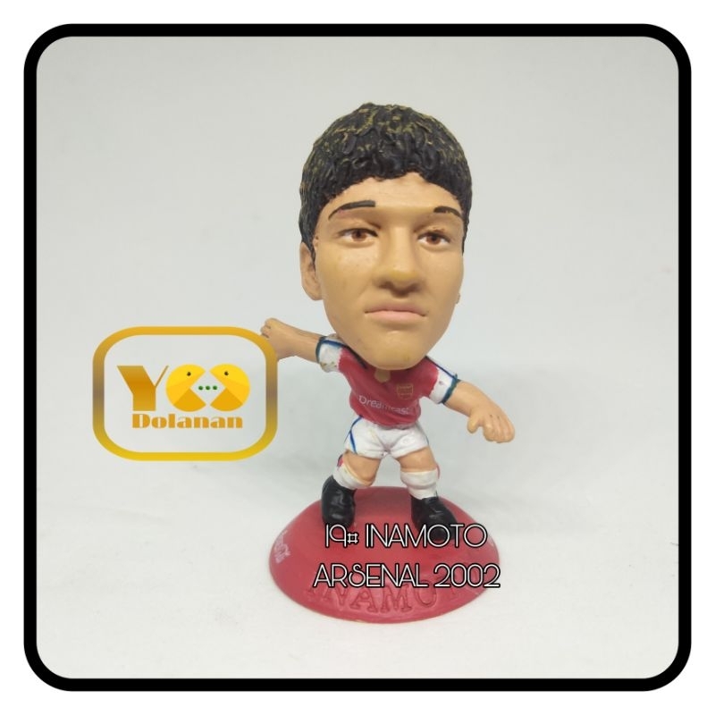 19# INAMOTO - ARSENAL 2002 CORINTHIAN MICROSTARS SOCCERSTARZ FIGURE PEMAIN BOLA