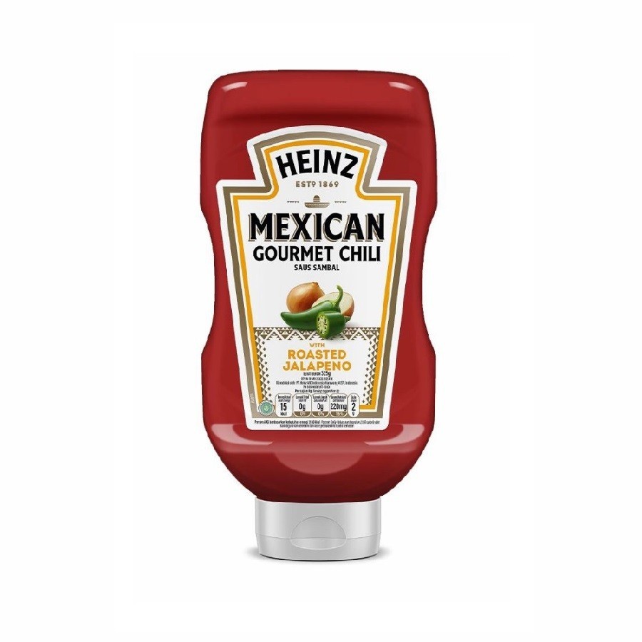 

saus mexican gourmet chili roasted jalapeno heinz 325