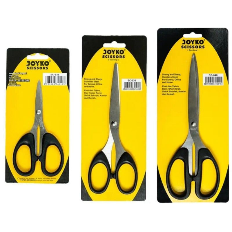 

Gunting Scissors Joyko Kecil / Sedang / Besar SC 828 / SC-838 / SC-848