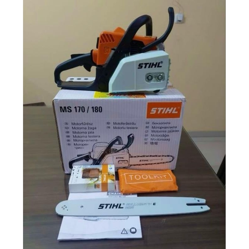 Mesin Chainsaw MS 180 STIHL( Senso Stihl MS 180 ) KOMPLIT