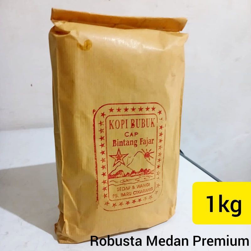 

Kopi Bubuk Robusta Medan Premium Coffee -1Kg