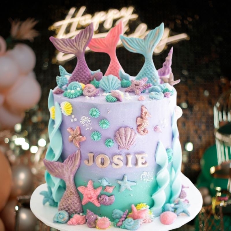 

mermaid cake birthday