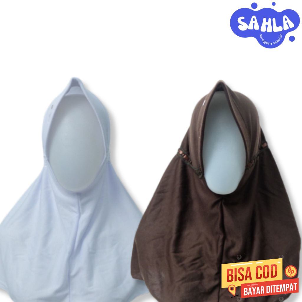 Kerudung Anak Sekolah SD SMP SMA PRAMUKA Jilbab Anak Hijab Bergo