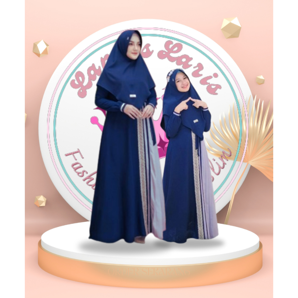 Gamis Couple Ibu Dan Anak Terbaru // Gamis Couple Keluarga // Gamis Ibu Anak Set Hijab // Gamis Anak