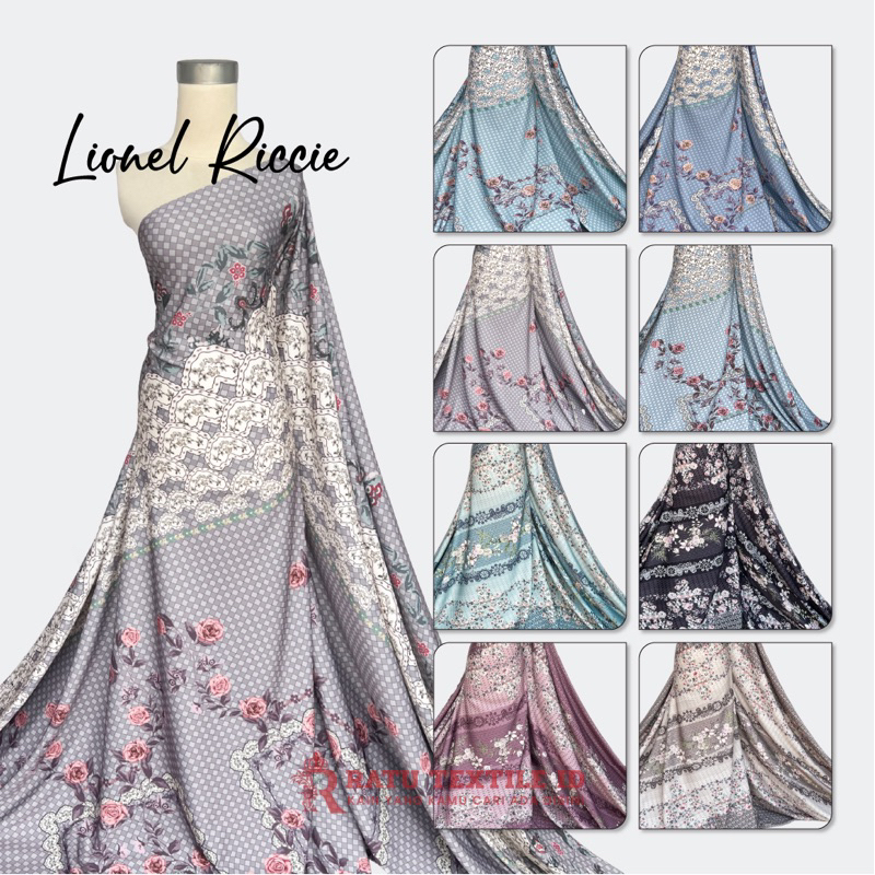 Kain Lionel Richie Lionel Ricci Coco Nicci Premium Bahan Sarimbit