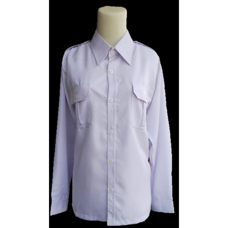 Baju PdhPolosCowok/BajuDinasPdhPutihPolosCowok
