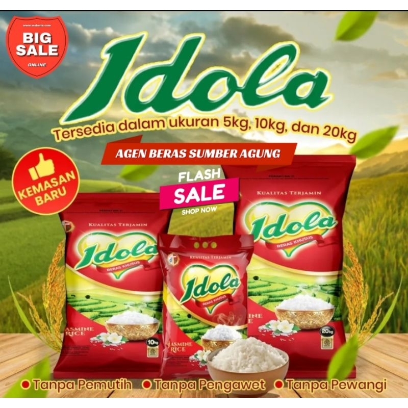 

beras premium idola 20kg