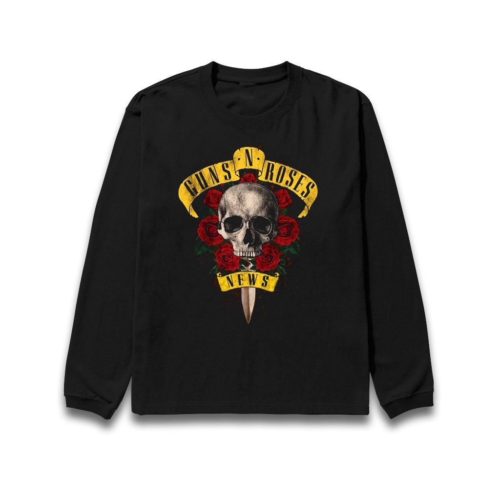 Long sleeve Band Guns N' Roses - Kaos Lengan Panjang 24s
