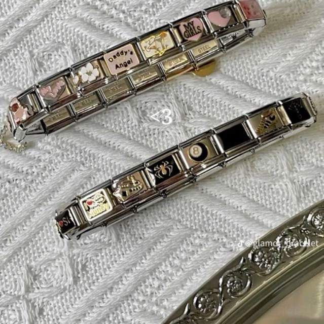 Italian Charms Bracelet - Gelang 3D Vintage