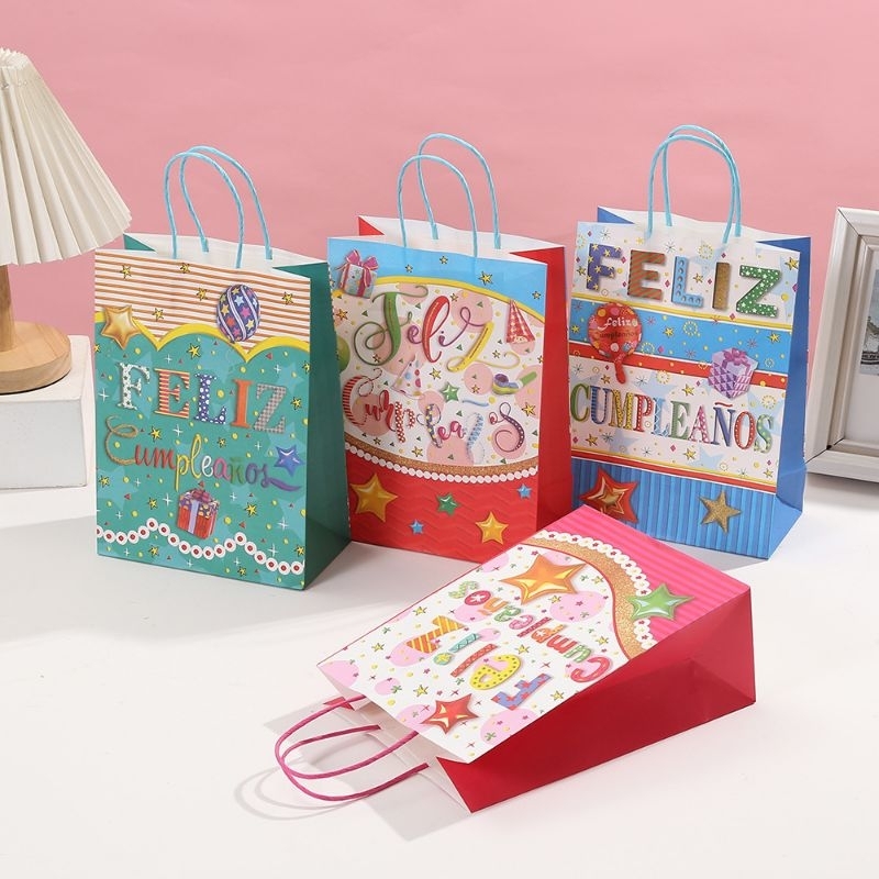 

Dalingshop Paper Bag Tas Kado Feliz Celebrate Goodie Bag Souvenir