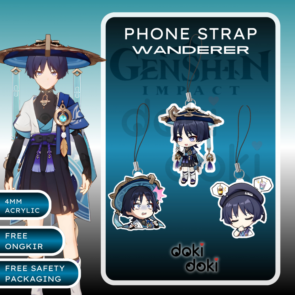 PHONE STRAP WANDERER GENSHIN IMPACT