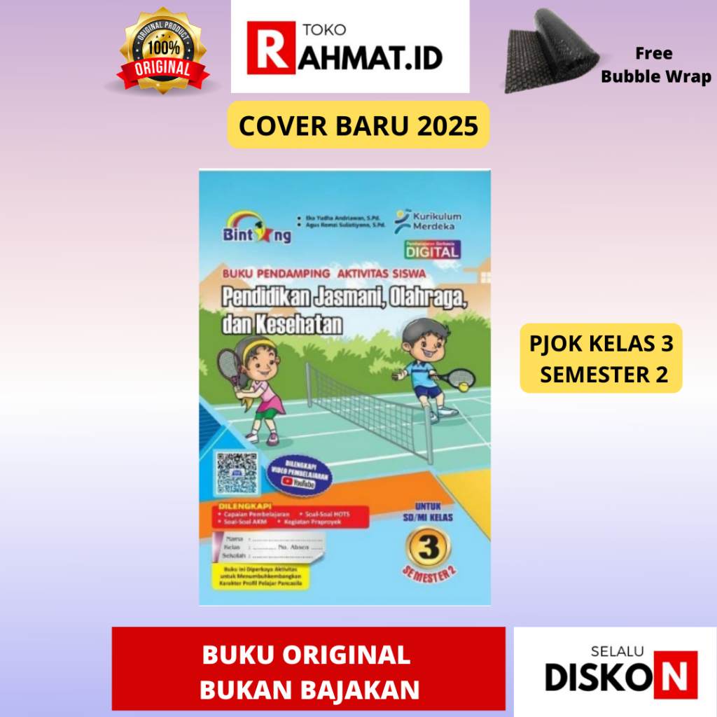 PJOK BINTANG KELAS 3 SEMESTER 2 / PJOK KELAS 3 PENERBIT BINTANG TERBARU KURIKULUM MERDEKA / PENDIDIK