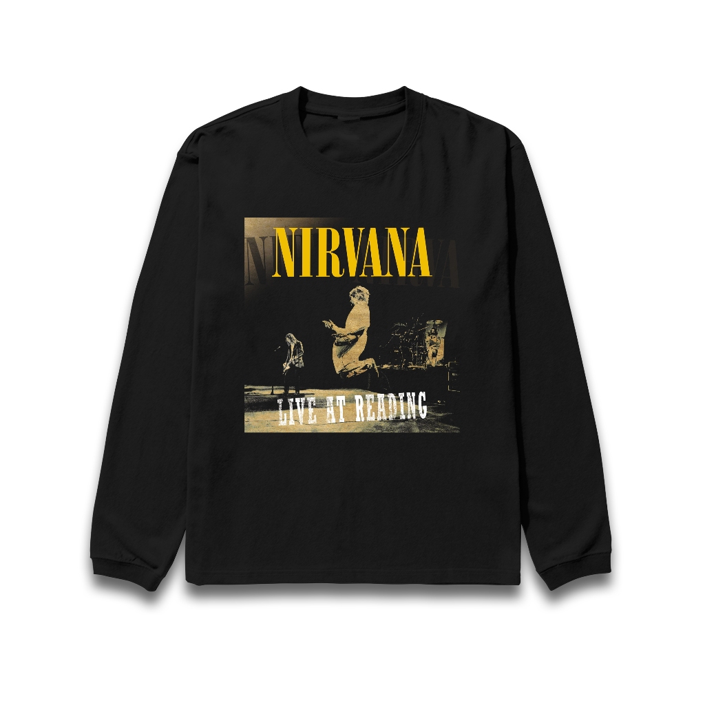 Long sleeve Band Nirvana Live - Kaos Panjang Cotton 24s