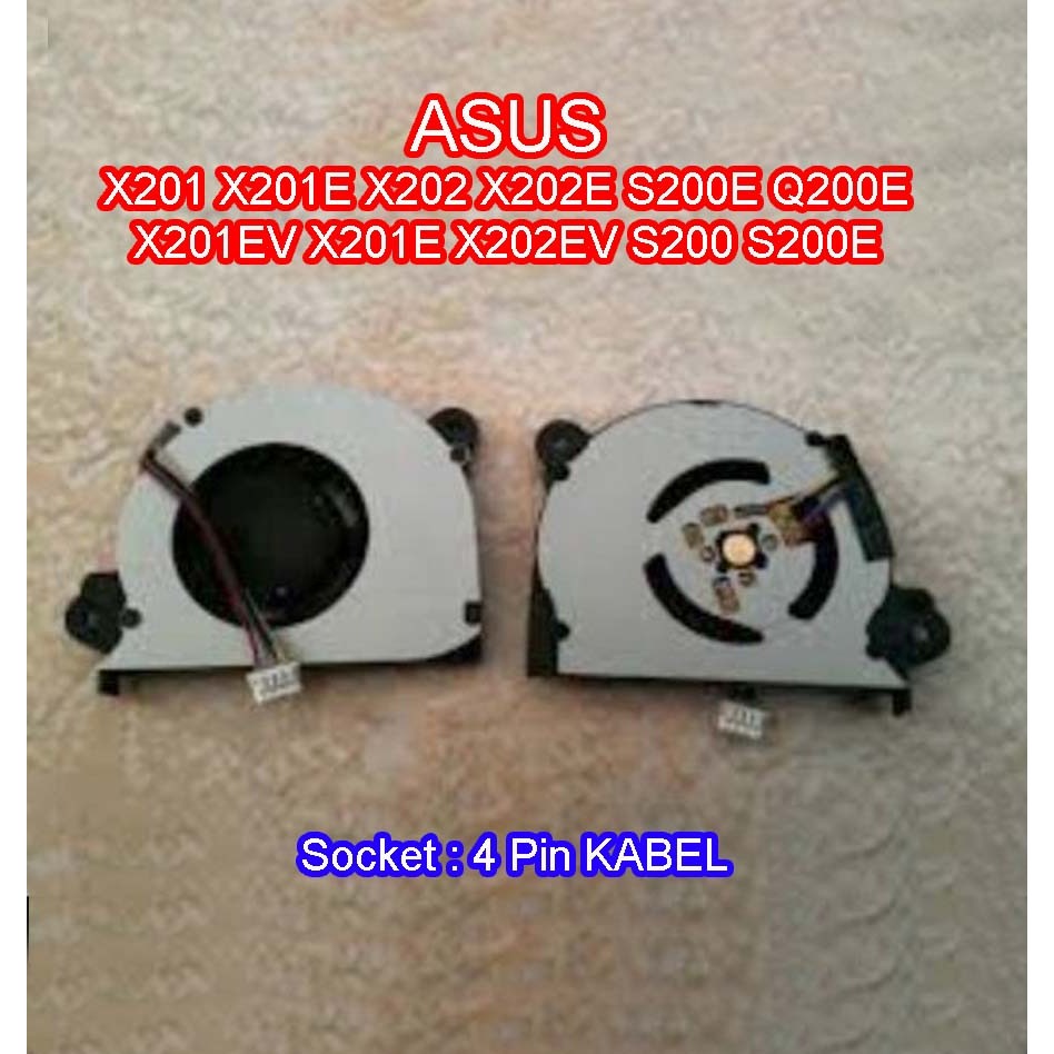Fan Asus X201 X201E X202E S200E Q200E X201EV X201E X202EV