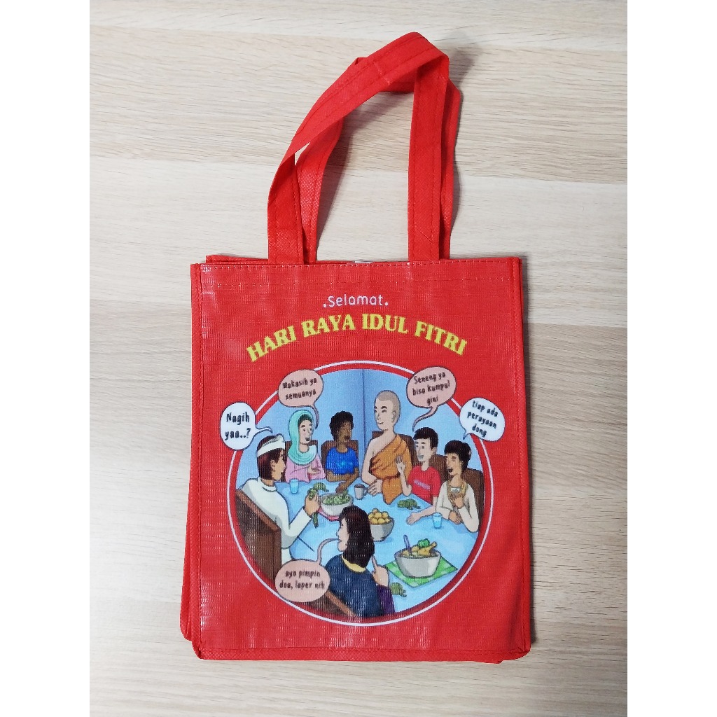 

Tas Bingkisan Lebaran Souvenir Parcel Idul Fitri size kecil
