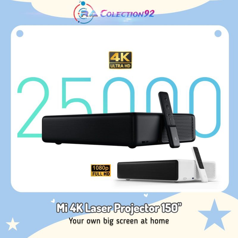 MIJIA LASER  PROJECTOR 4K / FHD - MI 4K LASER PROJECTOR 150" Full HD-
