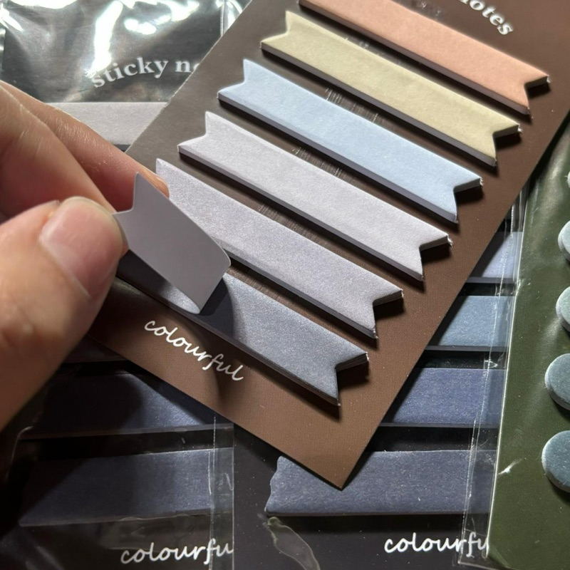 khalishop - 6 in 1 sticky note gradasi, sticky note aesthetic, sticky note berwarna, sticky note pas