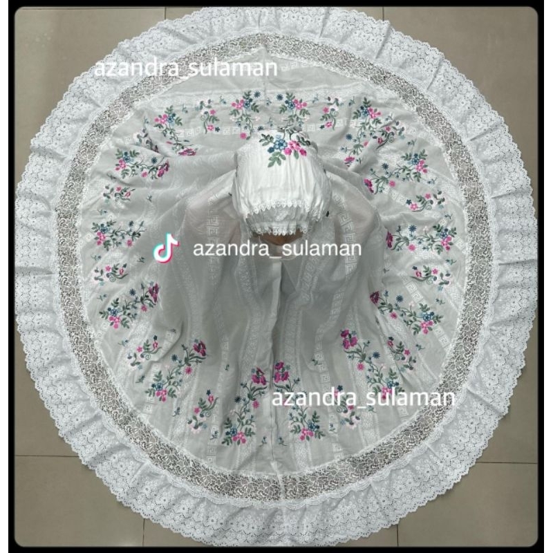 mukena bordir suji caia bukittinggi padang