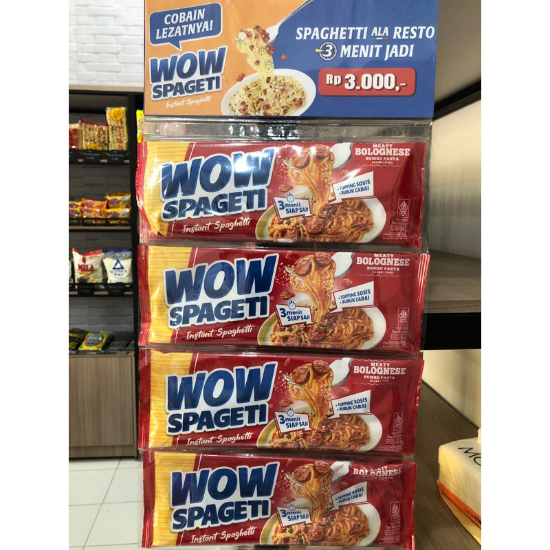 

Wow spageti - instant spaghetti 3 menit siap saji