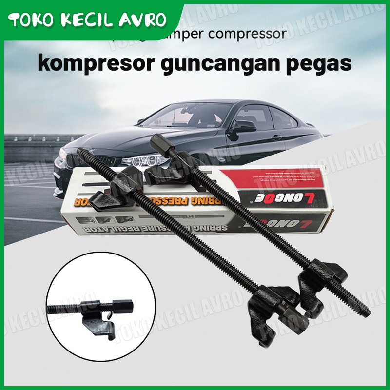 380 mm 2pcs keong Treker Mobil Coil Spring Compressor Clamp Shock tahan