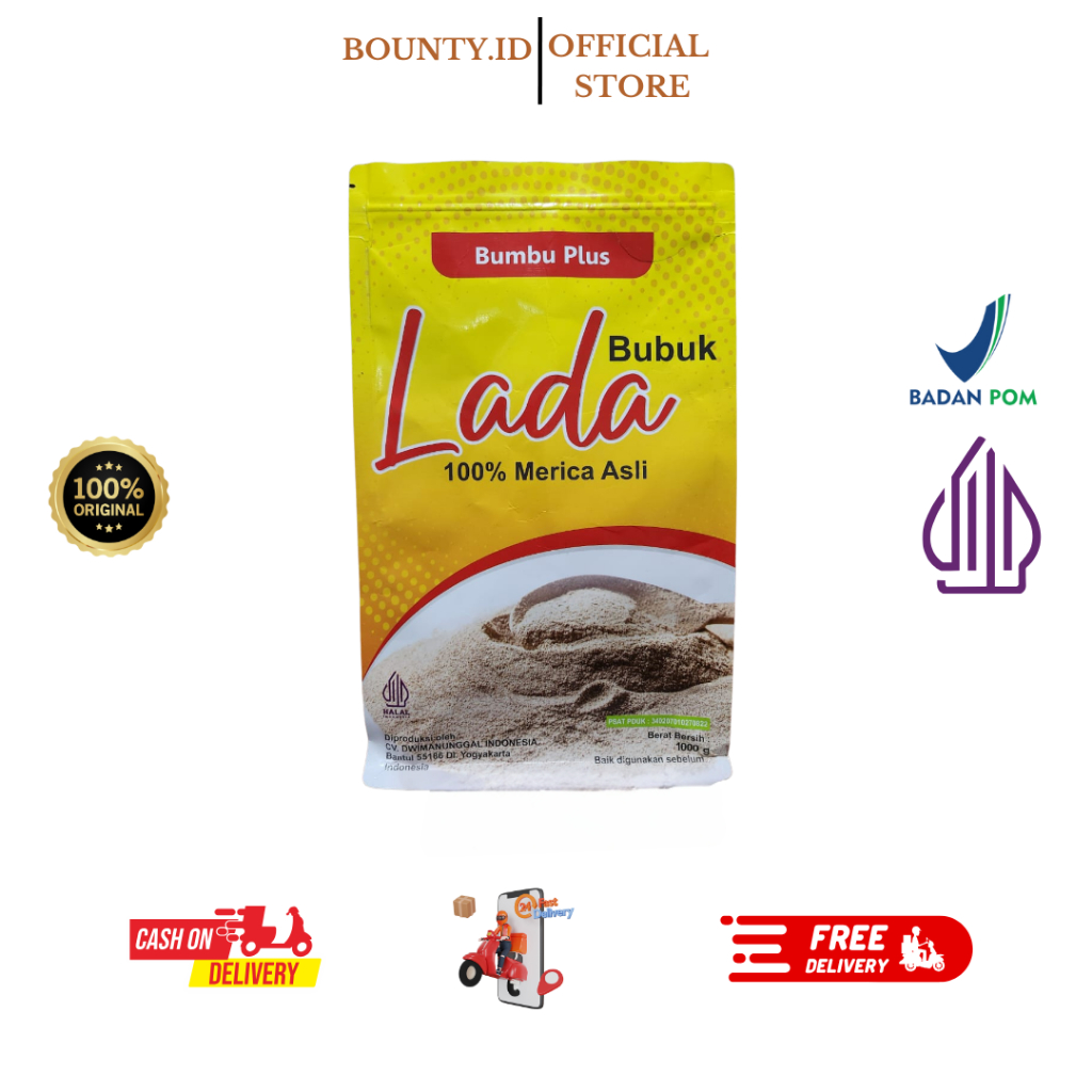 

Bumbu Plus Lada Bubuk Merica Bubuk Lada 1 KG Bumbu Masak