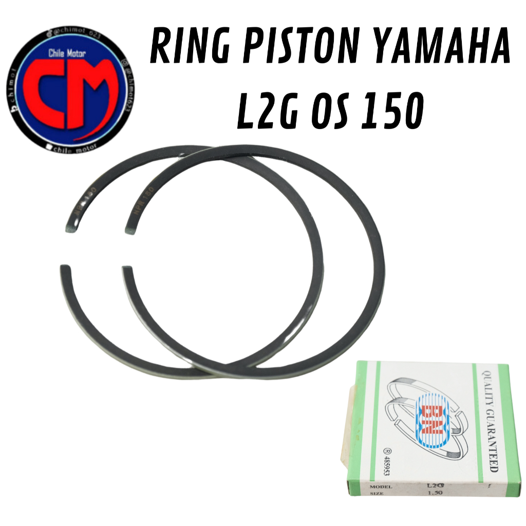Ring Piston Seher Yamaha L2g L2 G Yb100 Oversize 150