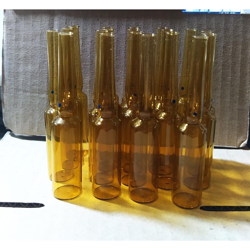 AMPUL KACA COKLAT 5ml _ Ampul Cokelat Kaca 5 ml _ botol ampul kosong