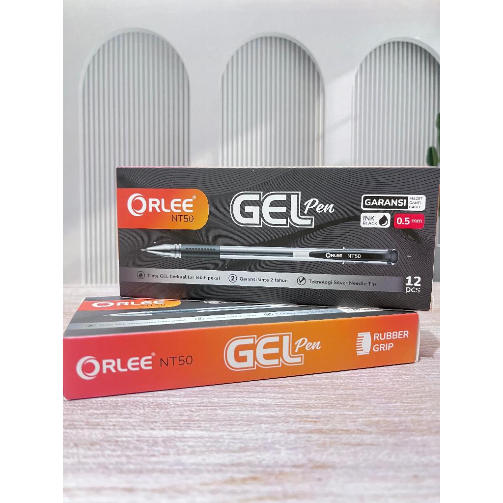 

Bolpoin Orlee NT50 | Bolpoin Gel Pen 0,5mm | ink black | NT50 TINTA BERKUALITAS LEBIH PEKAT | Pulpen ORLEE NT50 Barang Berkualitas dengan Harga Terjangkau | GEL PEN 100% ORIGINAL